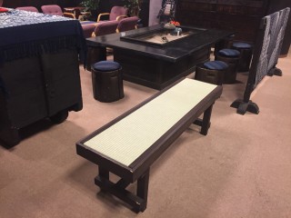 脱衣用ベンチ